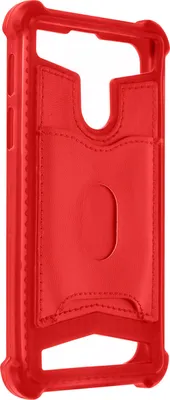 Produktbild von Avizar, Stoßfeste Universal-Hülle für Smartphones 4.7 bis 5 Zoll, Rot
