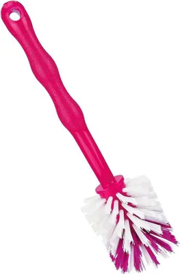 Obrázek produktu pro Kartáč na nádobí s nylonovými štětinami, růžový, 1 ks