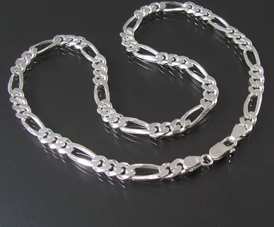 Produktbild von Figarokette 925 Silber 8mm x 60cm Panzerkette Kette massiv K18580-60