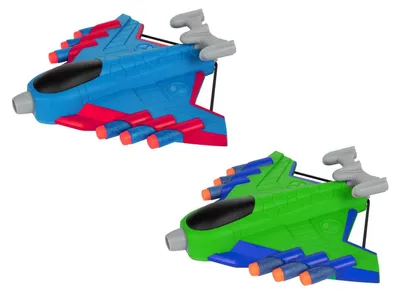 Produktbild von Toi-toys spielen einen Flugzeug-Shooter mit 16 Schaumstoffpfeilen