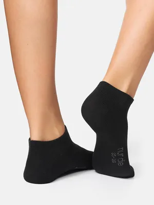 Produktbild von NUR DIE Sneaker Baumwolle 2er Pack - schwarz - 39-42