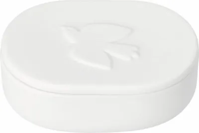 Produktbild von räder Design Porzellandose mit Taube und Segensspruch, Kollektion Glaubensfreude, für Taufe