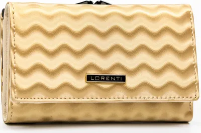 Produktbild von Lorenti Portemonnaie aus Leder für Frauen Adegundia goldene One size