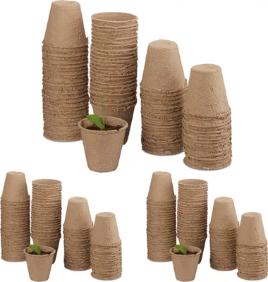 Produktbild von relaxdays Anzuchttöpfe 240 Stück