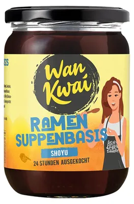 Image de Wan Kwai Ramen base de soupe Shoyu de poulet à soupe et légumes 500ml