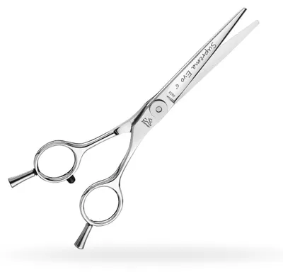 Produktbild von PREMAX Professionelle Friseurschere mit klassischem Griff - SUPREMA EVO Kollektion - PROFESSIONAL 87612 Kobalt-Vanadium-Edelstahl VG-10 15 cm - 6“ (+ Fingerauflage: 16,5 cm)