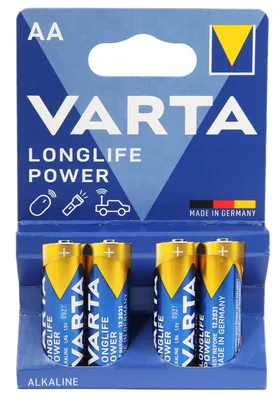 Produktbild von Varta -4906/4B, Einwegbatterie, AA, Alkali, 1,5 V, 4 Stück(e), Blau, Gold