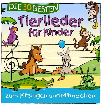 Productafbeelding van De 30 beste liedjes over dieren voor kinderen