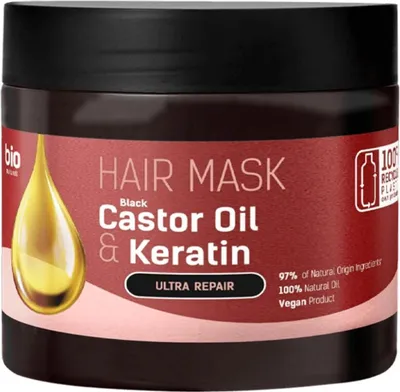 Produktbild von Haarmaske Black Castor Oil & Keratin 295ml