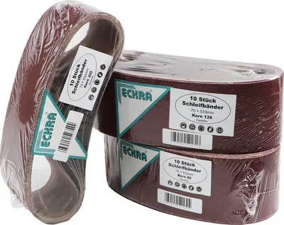 Produktbild von Eckra Schleifband MIX 75x533 mm 30 Schleifbänder Korn 80-120-400 Sortiment