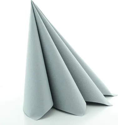 Produktbild von Sovie HORECA Serviette in Grau aus Linclass® Airlaid 40 x 40 cm, 50 Stück