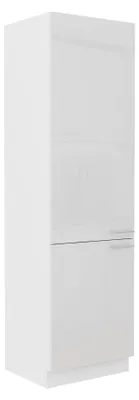 Produktbild von Küchen Hochschrank 60 cm Lara Weiß Hochglanz Küchenzeile Küchenblock Küche