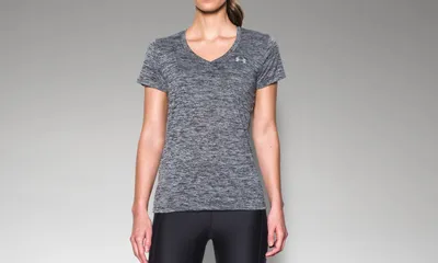 Produktbild von Under Armour Tech™ Twist Kurzarm-t-shirt Schwarz M Frau Schwarz M