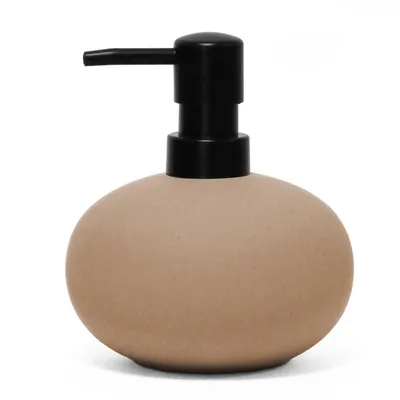 Produktbild von Seifenspender mit schwarzer Pumpe, 400 ml, MAMBO