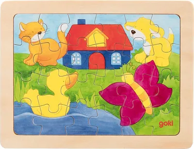 Produktbild von GOKI Gollnest & Kiesel Einlegepuzzle 1000 Farben