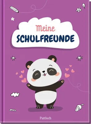 Produktbild von Freundebuch mit Tiermotiven, Gemeinschaftsseiten und kreativen Aufgaben