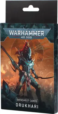 Obrázek produktu pro W40k: Drukhari Datacards (2025)