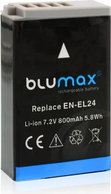 Produktbild von Blumax Akku | für Nikon "EL24VFB11901" Digitalkamera | Kapazität 800mAh  |Spannung 7,4Volt | Video- und  Kamerazubehör