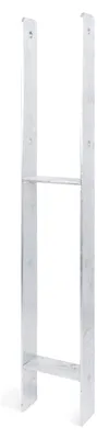 Produktbild von Alberts H-Pfostenträger | feuerverzinkt | lichte Breite 121 mm | Gesamthöhe 800 mm | Materialstärke 6  mm