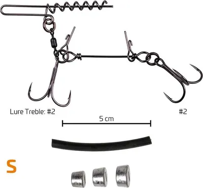 Produktbild von Zeck Softbait System S + Screw Set - Gummifischsystem