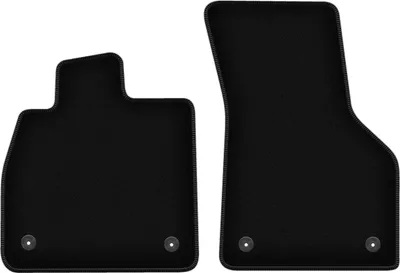 Image de Wielganizator Tapis avant de sol velours sur-mesure pour Audi TT III (2015-, coupé) noir, jeu 2 pièces, fixations