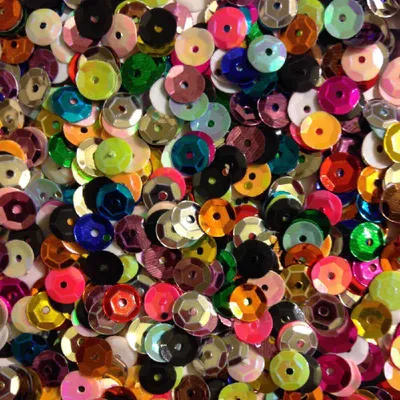 Produktbild von Oblique Unique 1400 Pailletten Konfetti gewölbt bunt