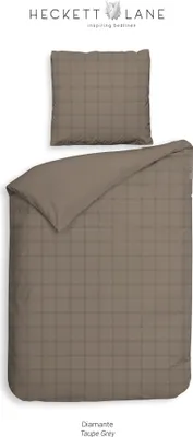 Produktbild von Diamante Bettwäsche 135 Taupe Grey