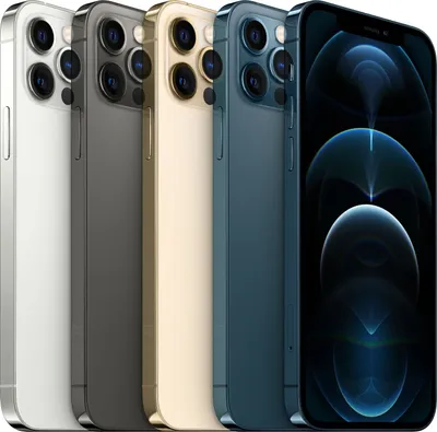 Produktbild von Apple iPhone 12 Pro Max , 17 cm (6.7"), 2778 x 1284 Pixel, 128 GB, 12 MP, iOS 14, Graphit