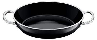 Produktbild von Servier-Schmorpfanne Silargan 28 cm, Bräter für Induktion, Schmortopf 3l, Silargan Funktionskeramik, schwarz