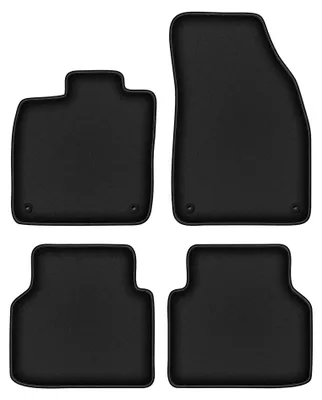 Image de Tapis de sol en moquette pour Skoda Enyaq iV 2020- (SUV) – jeu 4 pièces, noirs, sur mesure – Wielganizator DURBAN