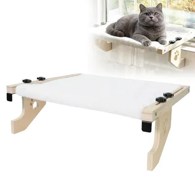 Immagine prodotto di Amaca per gatti da appendere al muro, lettino per finestre, dimensioni 50,5 x 38 x 16,5 cm