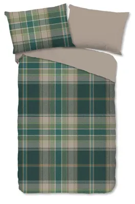 Obrázek produktu pro Dobrý den, sada povlečení "Dirkje" – zelená – (140x200 cm) – 100 % bavlna