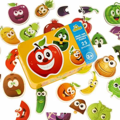 Immagine prodotto di Puzzle in latta frutta/verdura 25 puzzle