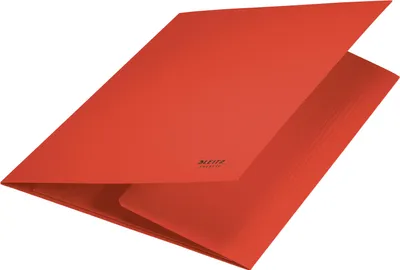 Produktbild von Leitz 39060025, Konventioneller Dateiordner, A4, Karton, Rot, 250 Blätter, 80 g/m²