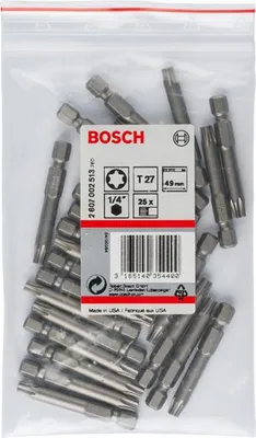 Produktbild von Schrauberbit Extra-Hart T27, 49 mm, 25er-Pack