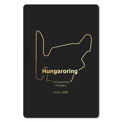 Produktbild von MuchoWow® Mauspad Mousepad Ungarn - F1 - Rennstrecke 18x27 cm - Mousepads - Maus Mat - Pad - Mausunterlage