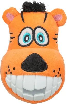 Produktbild von TRIXIE Hundespielzeug Tigerkopf mit Quietscher - diverse - 16 cm