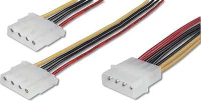 Immagine prodotto di AK-430400-002-M Cavo di alimentazione interno a Y da 0,20 m, IDE - 2x spina IDE, UL