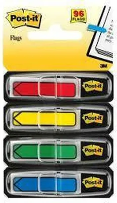 Produktbild von Post-It-It-INDEXTABS 3M Post-It 684arr3 Arrow Form 12mm Arsch | Stellen Sie ein 96 -Stück ein | 6 Stück