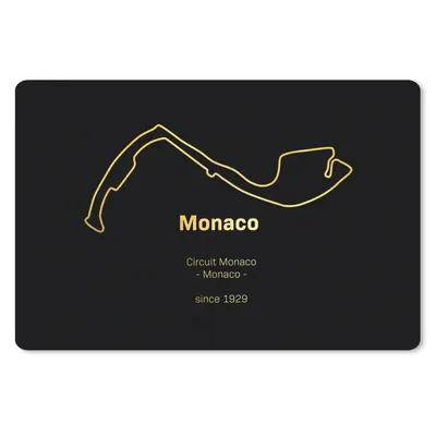 Produktbild von MuchoWow® Mauspad Mousepad F1 - Rennstrecke - Monaco 27x18 cm - Mousepads - Maus Mat - Pad - Mausunterlage - Büroartikel - Desk Matten