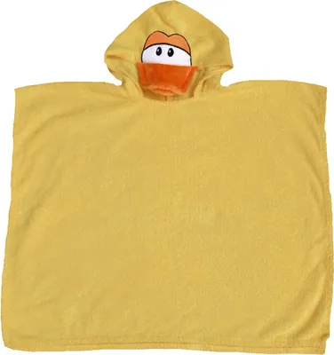 Produktbild von Nici Badeponcho Ente für Kinder – weicher Kapuzenponcho aus Baumwolle (gelb)