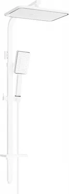 Produktbild von Mexen Q54 Duschsäule, Weiß/Chrom - 798545495-21