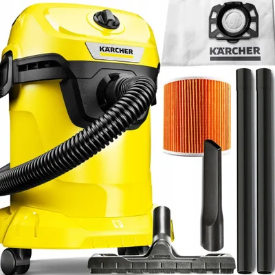 Produktbild von Karcher Staubsauger Wd 3 1000W 17L Trocken/Nass Funktion Werkstatt Haus
