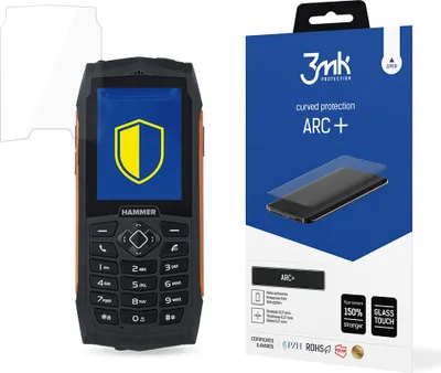 Produktbild von 3mk Display Schutzfolie ARC+ für MyPhone Hammer 3/3 Plus 0,17mm Self-Heal
