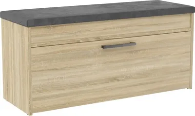 Produktbild von Topeshop PARMA SZAFKA SONOMA, Geschlossen, Sonoma-Eiche, Partikelbord, 1 Regale, Holzvenier, Matt