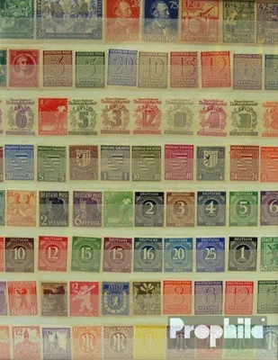 Produktbild von Briefmarken Alliierte Besetzung in Deutschland 100 verschiedene Marken postfrisch
