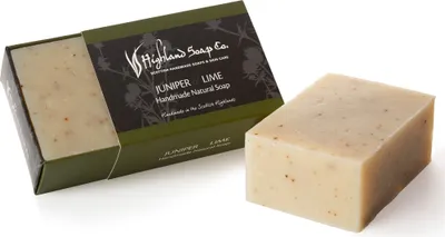 Produktbild von The Highland Soap Company Seife Juniper & Lime 190g