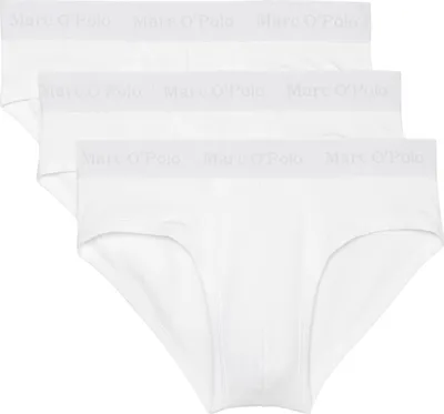 Produktbild von Marc O'Polo Herren Slip 3-Pack Essentials - Weiss - Größe S