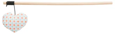 Produktbild von TRIXIE Spielangel Herz, Holz / Stoff, Katzenminze, 35 cm