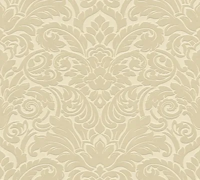 Produktbild von Architects Paper Barocktapete Castello Tapete mit Ornamenten Vliestapete mit Echtflock beige 10,05 m x 0,52 m